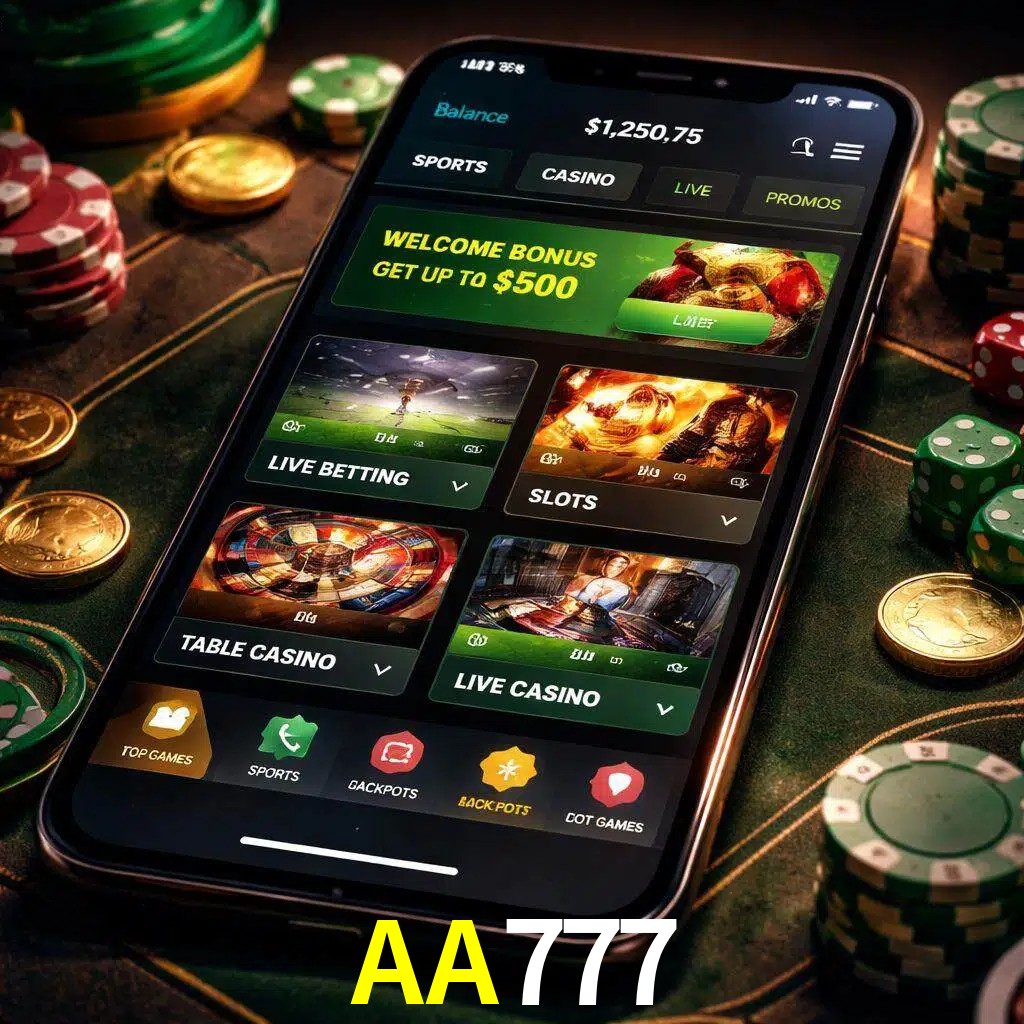 Diseño de juegos móviles AA777 para usuarios en México